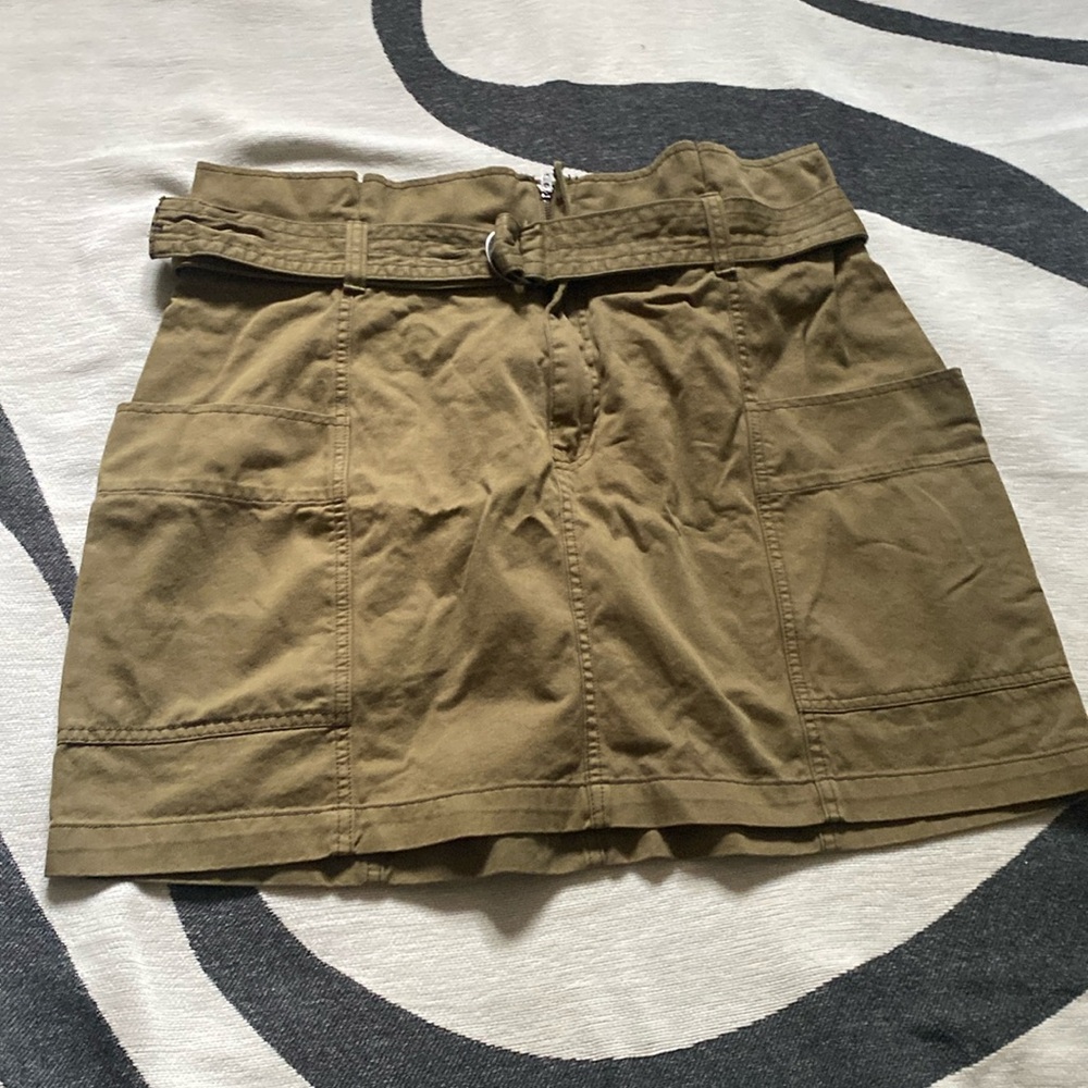 Green skirt